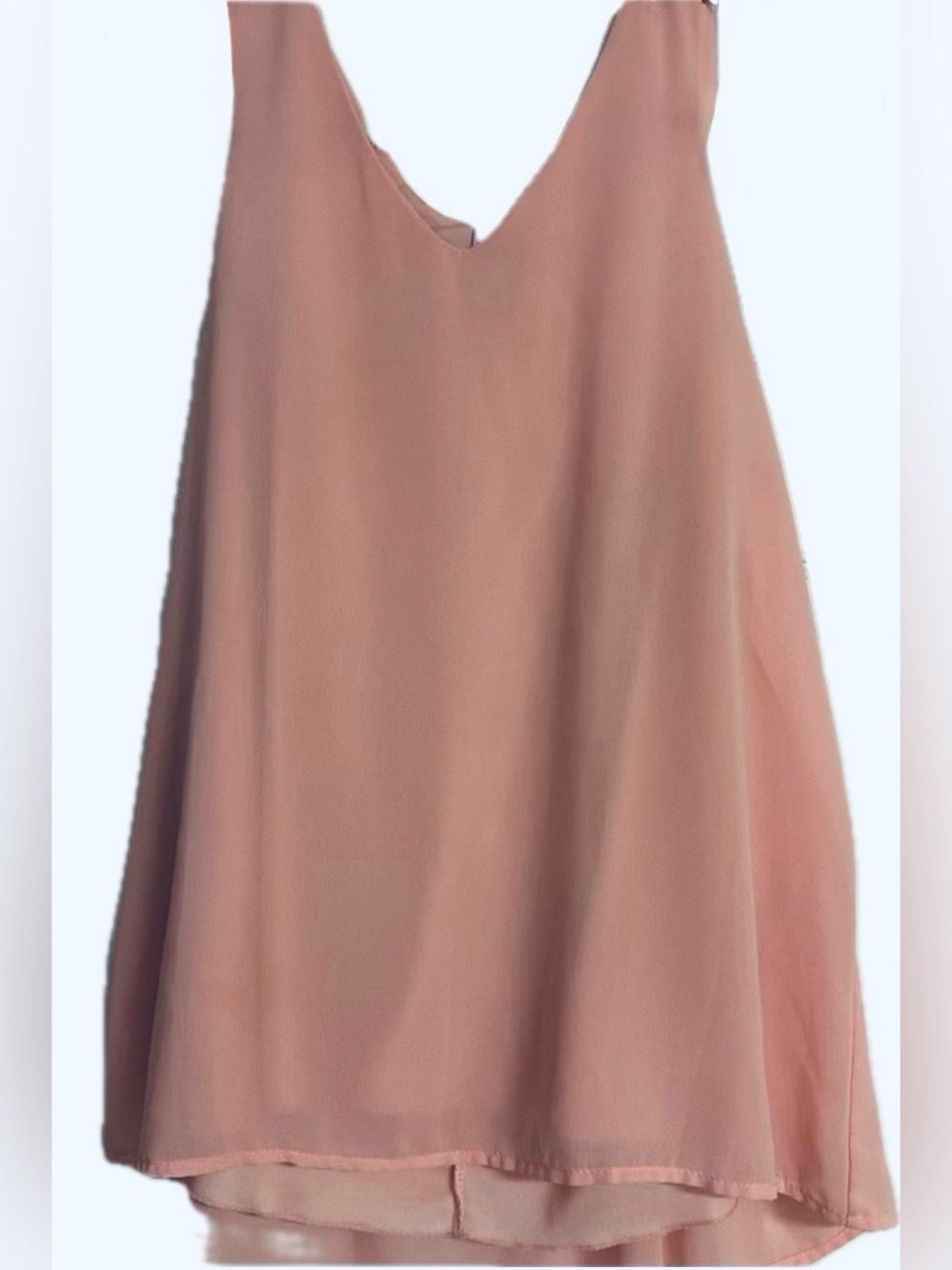 🎀🌸 Alya Blush Pink Sleeveless Chiffon Tank Top | Women’s Medium 🌸🎀